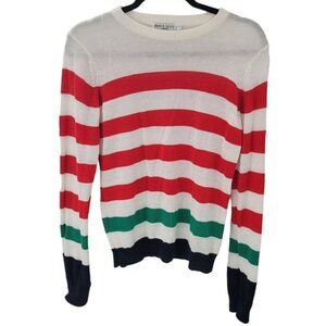 Brave Soul London Sweater Women's Small Crew Neck Striped Pullover Sailor Work